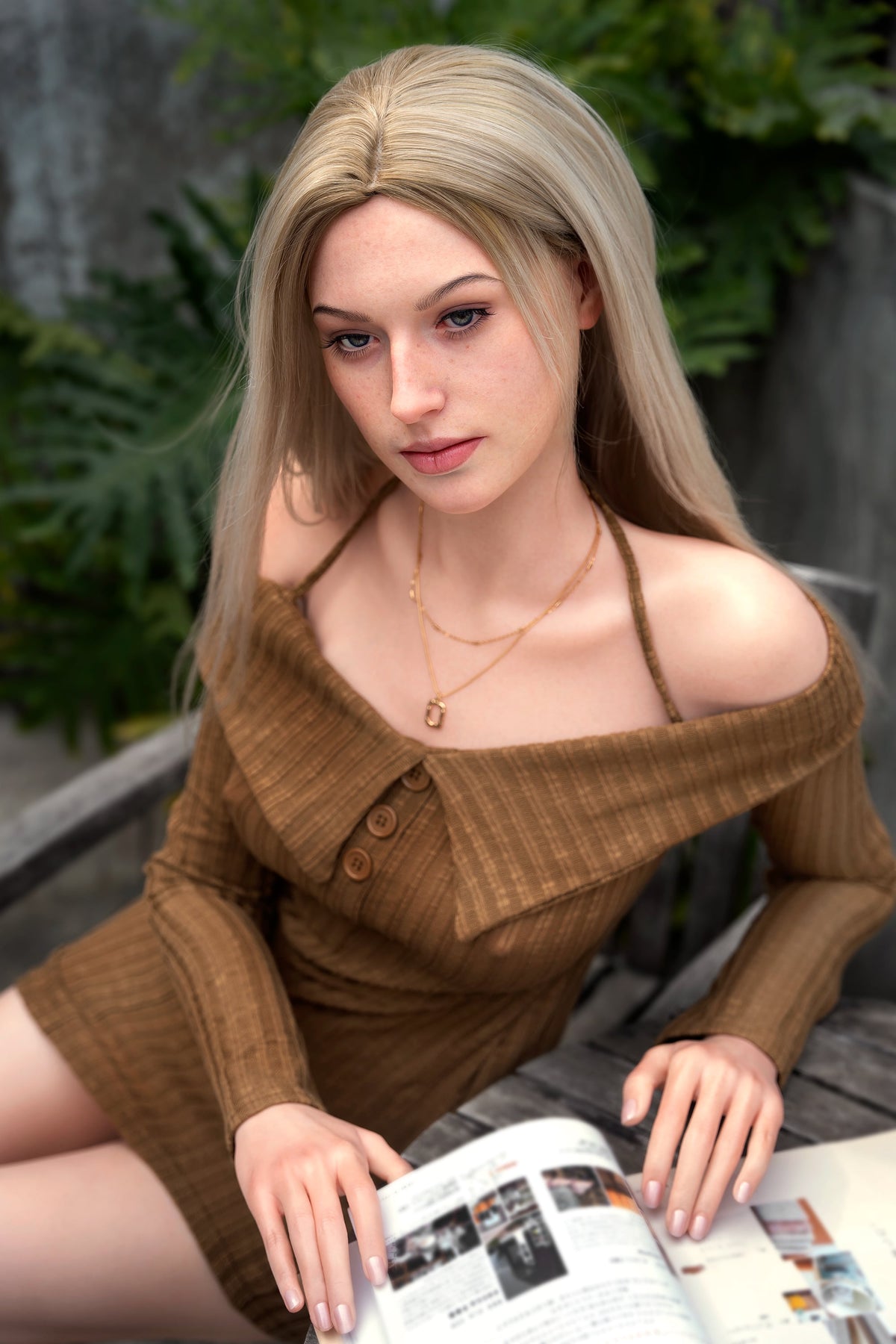 Ramona: Freckled Blonde Sex Doll