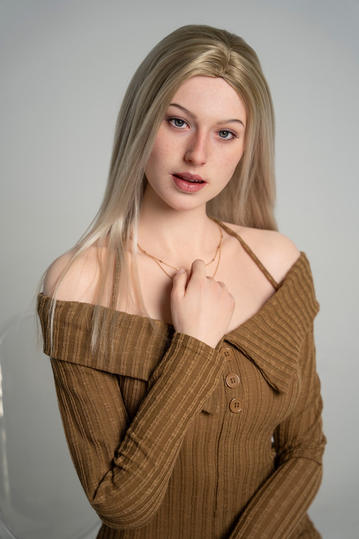 Ramona: Freckled Blonde Sex Doll